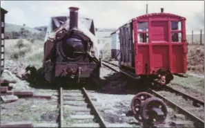  ??  ?? Above right: ‘The Earl’ was initially stored at Castle station in less than ideal conditions.