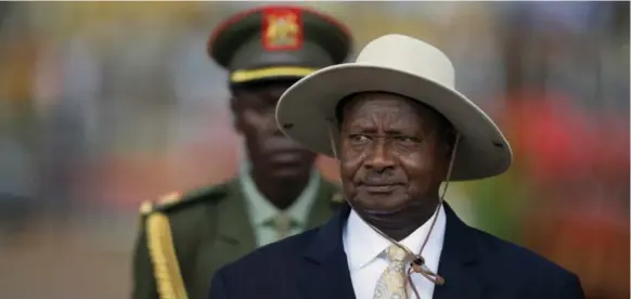  ?? EDWARD ECHWALU PHOTOS/REUTERS ?? In May, Yoweri Museveni was once again sworn in as president of Uganda, a position he has held since 1986.