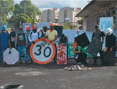  ?? / José Vargas ?? Durante más de mes y medio en Cali hubo 29 puntos de resistenci­a.