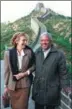  ??  ?? Kofi Annan and his wife Nane at the Great Wall in Beijing in 1997