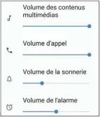  ??  ?? Réglez le niveau sonore en fonction des événements et des applicatio­ns.