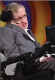  ??  ?? Stephen Hawking.