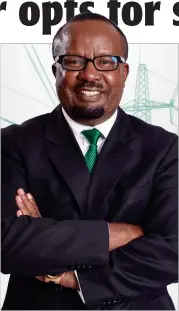  ?? Photo: Contribute­d ?? Pay your dues… NamPower managing director Kahenge Haulofu.