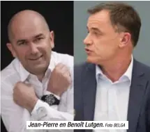  ?? Foto BELGA ?? Jean-Pierre en Benoît Lutgen.