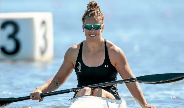  ?? BALINT VEKASSY/PHOTOSPORT ?? Caitlin Ryan is hoping to win multiple world titles in canoeing this year.