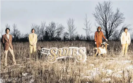  ??  ?? The Sadies, fronted by brothers Dallas and Travis Good, have been around since the mid-’90s, when the group wormed its way into the mainstream with a revitalize­d country sound that was equal parts Nashville and noir.