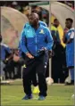  ??  ?? PITSO MOSIMANE: ‘So who is under pressure’