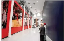  ?? DAVID JABLONSKI / STAFF ?? UD Arena opened its doors to fans Thursday for the first time since phase two of the three-year, $72 million renovation began this past spring.