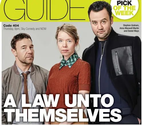  ?? ?? Stephen Graham, Anna Maxwell Martin and Daniel Mays