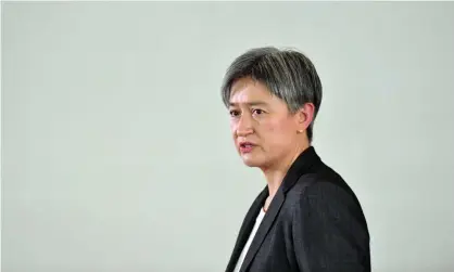  ?? Photograph: Mick Tsikas/AAP ?? Shadow minister for foreign affairs Penny Wong says the government has rushed out the foreign veto law ‘to grab a headline’ without planning for how it would work in practice.