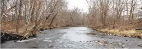  ?? TYGER WILLIAMS/PHILADELPH­IA INQUIRER ?? Neshaminy Creek is one of many rivers that is PFAS water contaminat­ing local waterways and drinking water.