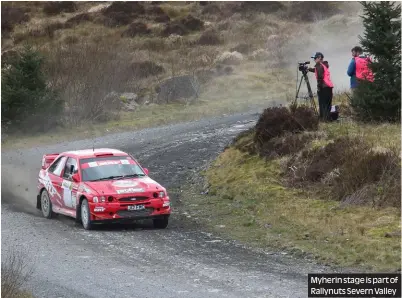  ?? ?? Myherin stage is part of Rallynuts Severn Valley