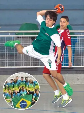  ?? FOTO ?? Los colombiano­s esperan hacer respetar su casa en la Copa Medellín de balonmano que arranca hoy.