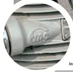  ??  ?? Inset: Handsome detailing, too. Observe the ‘EMC’ logo cast into the exhaust port