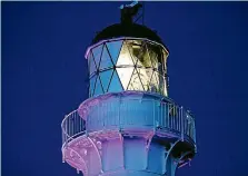  ?? PHOTO: JUDY WAGG ?? A new lighting display will showcase Wairarapa’s Castlepoin­t lighthouse nightly from Christmas Eve.