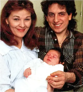  ??  ?? Original cast: Miss Ratcliff in 1985 as Sue with screen husband Ali and son Hassan