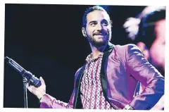  ??  ?? Luego de un concierto en Italia, el cantante urbano ofrecerá un show en México como parte de su gira promociona­ndo “F.A.M.E”.