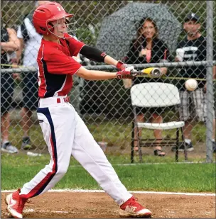  ?? Photo by Jerry Silberman / risportsph­oto.com ?? The Lincoln Major Division All-Stars recorded just two hits on Sunday night.