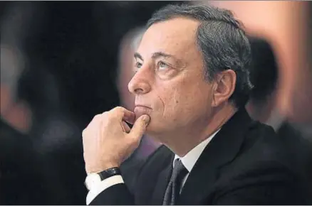  ?? FREDRIK VON ERICHSEN / EFE ?? Mario Draghi, presidente del Banco Central Europeo