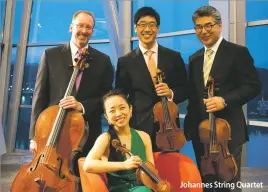  ??  ?? Johannes String Quartet