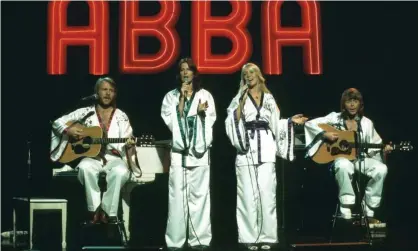  ??  ?? Among the items going on display at the 02 are kimonos worn by Agnetha Fältskog and Anni-Frid Lyngstad. Photograph: Michael Ochs Archives/Getty Images