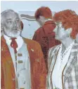  ?? ARCHIVFOTO: WALTRAUD WOLF ?? Helmut und Erika Simon im März 1997 im Bad Buchauer Federseemu­seum