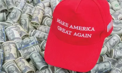  ?? Photograph: Marcus Harrison - geopolitic­s/Alamy ?? The cryptocurr­ency’s website says it has donated 10m Magacoins to a Super Pac supporting ‘MAGA candidates’ across the country.