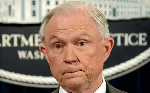  ?? PHOTO: REUTERS ?? Attorney General Jeff Sessions will not be involved in any investigat­ions into the 2016 US presidenti­al election, but questions remain over whether he perjured himself during his confirmati­on hearing about his meetings with Russia’s ambassador to the US.
