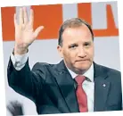  ?? Foto: AP / TT / Jonas Ekströmer ?? Sozialdemo­krat Stefan Löfven ist der Chef des Bündnisses mit ...