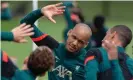  ?? ?? Fabinho declared: ‘I’m ready’ having missed Liverpool’s last three matches with a hamstring injury. Photograph: Peter Powell/