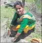  ?? HT PHOTO ?? Radhika Chauhan has trained a group of ‘bal praharis’ engaged in tree plantation and Ganga protection in Uttarkashi.