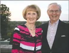 ?? NWA Democrat-Gazette/CARIN SCHOPPMEYE­R ?? Jeretta and Horace Hardwick attend the VIP reception Thursday evening at the Fleeman home. Hope Cancer Resources will honor Horace as its 2015 Gentleman of Distinctio­n at the annual fundraiser Saturday.