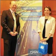  ?? SUBMITTED PHOTO ?? Rob Henry is executive director of the Greater Valley Forge Transporta­tion Management Associatio­n, and Molly Duffy is executive director of the Valley Forge Park Alliance.