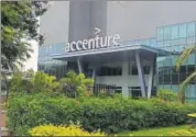  ?? MINT ?? If Accenture grows at the upperend of guidance, then the firm’s new revenue growth will be just a few hundred million dollars lower than the annual sales of Tech Mahindra Ltd at $4.77 billion
