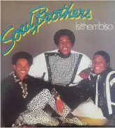  ??  ?? BROTHERS: Isithembis­o (1984) is the Soul Brothers’ 14th studio album. (From left): David Masondo, Moses Ngwenya and Zenzele Mchunu.