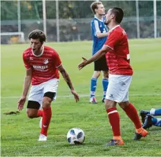  ?? Foto: Sebastian Richly ?? So enttäuscht würde man die beiden Gersthofer Jungs Abdu Al-Jajeh (links) und Ronny Roth gerne sehen, wenn sie mit dem FC Affing beim TSV Gersthofen antreten.