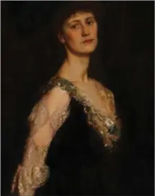  ??  ?? The portrait of Constance Markievicz which was presented to the House of Commons.