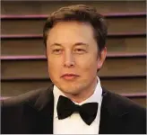  ??  ?? The name’s Musk, Elon Musk