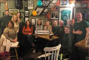  ?? ?? There was mighty craic go deo at the Pop-Up Gaeltacht in John B Keane’s Bar recently.