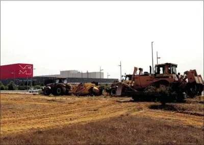  ?? FERNANDO OTERO ?? Obras de la segunda fase del polígono de Villadango­s.