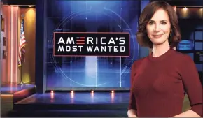 ?? Associated Press ?? Host Elizabeth Vargas on the set of “America's Most Wanted,” returning Monday at 9 p.m.