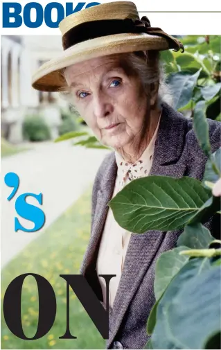  ??  ?? Snoop: Joan Hickson as Miss Marple in 4.50 From Paddington