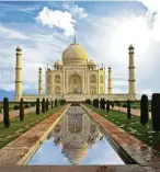  ??  ?? The Taj Mahal in all its grand glory in uttar Pradesh, India.