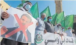  ?? Afp ?? Protestas contra Francia y Macron, ayer, en Gaza