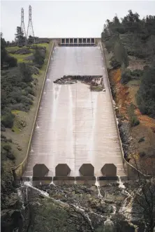  ?? Max Whittaker / Special to The Chronicle 2017 ?? After the Oroville Dam disaster in 2017, atrisk dams were required to submit emergency plans, but few have done so.