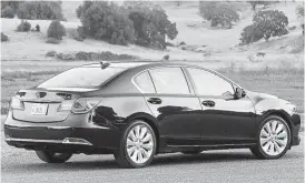  ??  ?? The RLX Sport Hybrid is the most powerful, efficient and well-equipped vehicle produced by Acura.