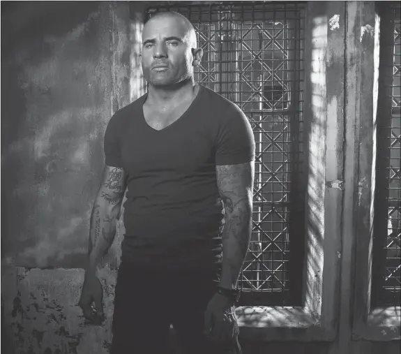  ??  ?? Dominic Purcell as seen in “Prison Break: Resurrecti­on”