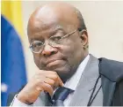  ?? CARLOS HUMBERTO / SCO / STF ?? Joaquim Barbosa, ex-presidente do STF e hoje advogado, ainda está filiado ao PSB – que rachou por ora entre candidatur­a própria ou apoio a Lula da Silva.