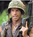  ??  ?? MERIE WEISMILLER WALLACE, PARAMOUNT PICTURES Ben Stiller in Tropic Thunder.