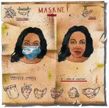  ?? LISA ADAMS / NEW YORK TIMES ?? Maskne — acne and irritation from wearing a mask — has become a serious issue. Front-line workers in health care and other fields are most at risk because their masks are tighter fitting and they are wearing them longer.